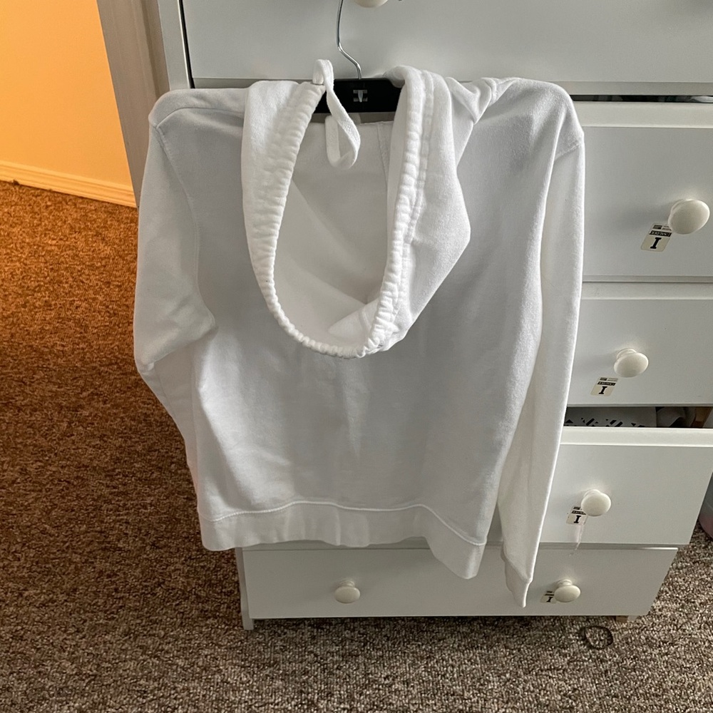 White hoodie